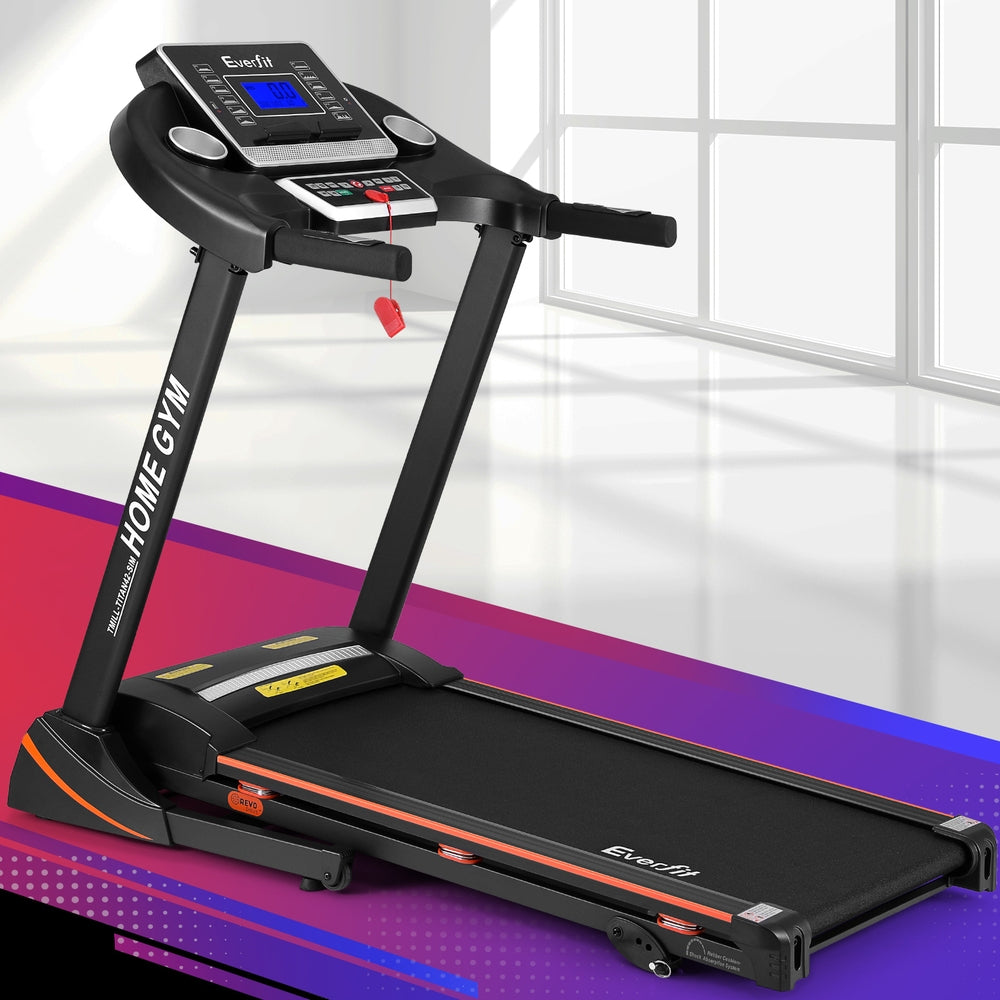 Everfit 420mm Electric Treadmill Home Gym Black