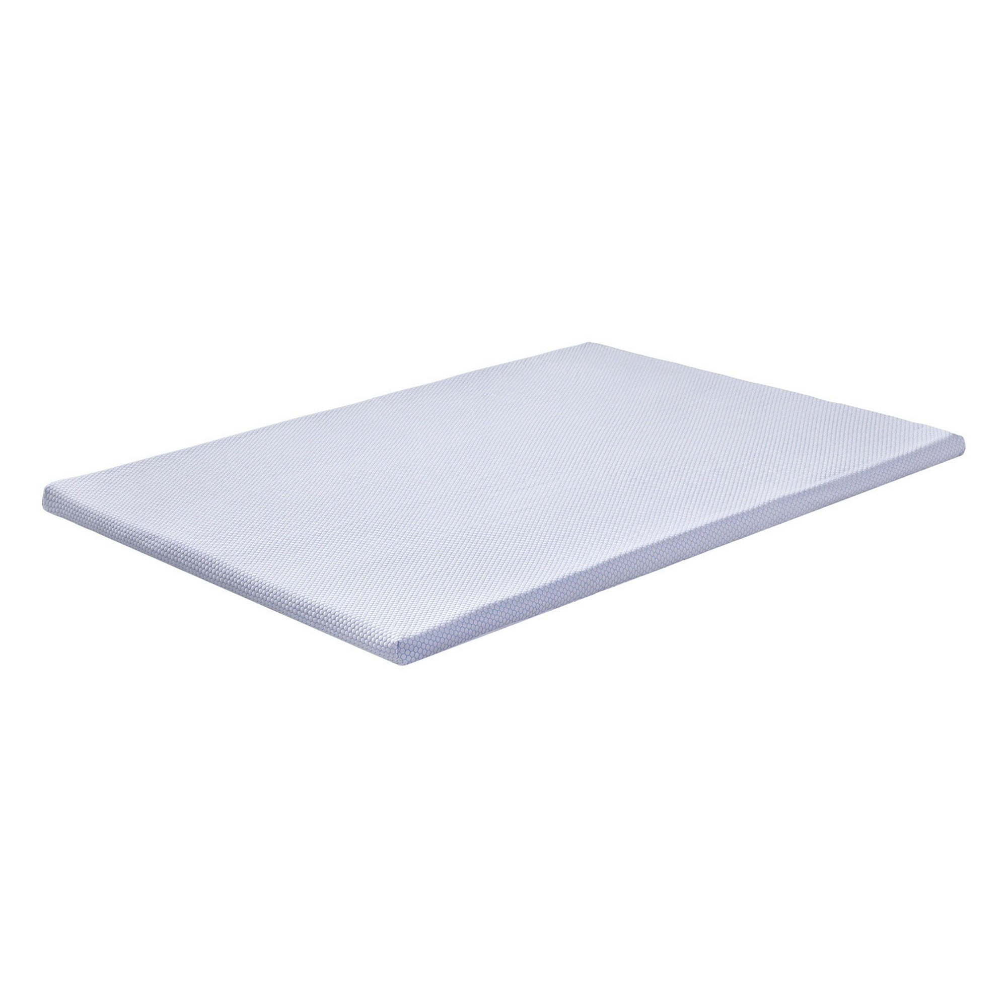 Giselle Bedding Latex Topper 100% Natural Latex Toppers 7-zone w/ Ice Silk Cool-touch Fabric Cooling Cover Double 5cm
