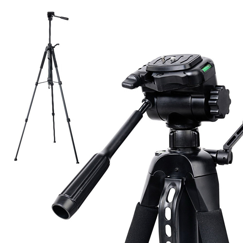 Weifeng 160cm Professional Camera Tripod DSLR Adjustable Black