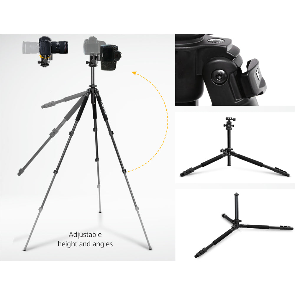 Weifeng Adjustable Camera Tripod 64-173cm DSLR Travel Magnesium Alloy