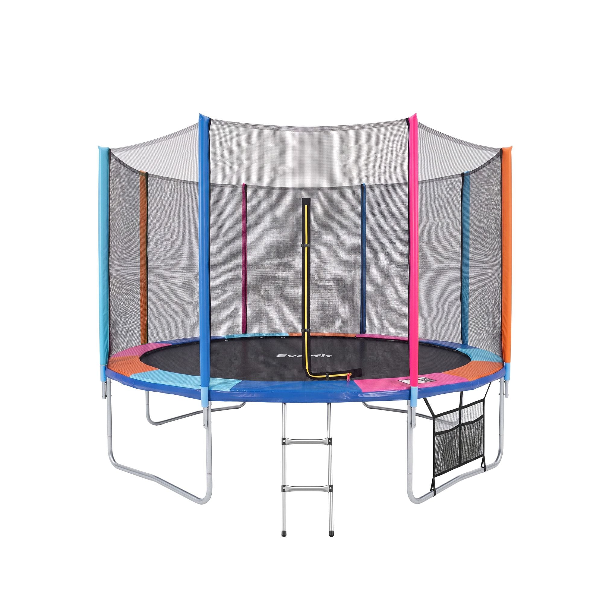 Everfit 14FT Kids Trampoline Rebounder with Enclosure Net Storage Bag