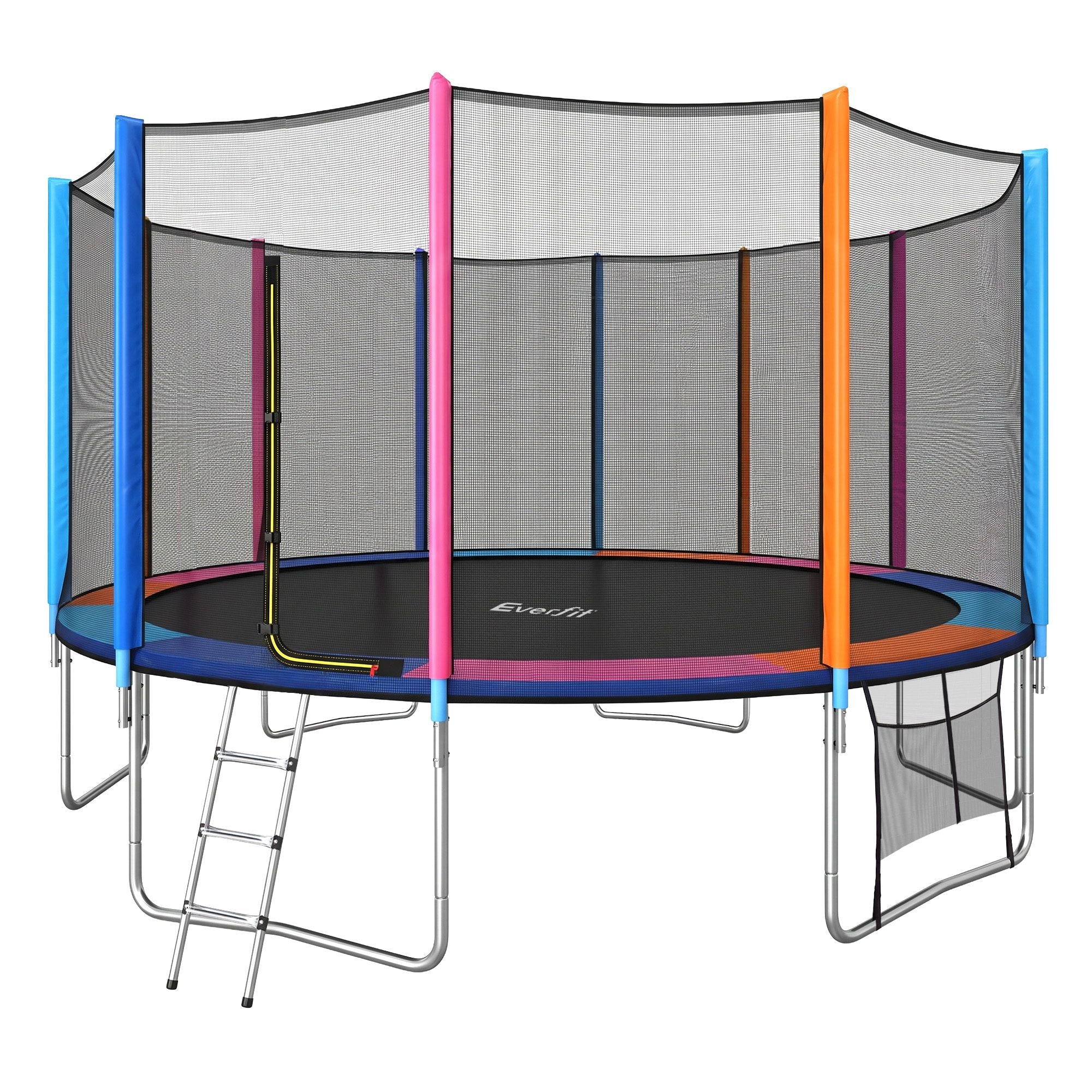 Everfit 16FT Kids Trampoline Rebounder with Enclosure Net Storage Bag