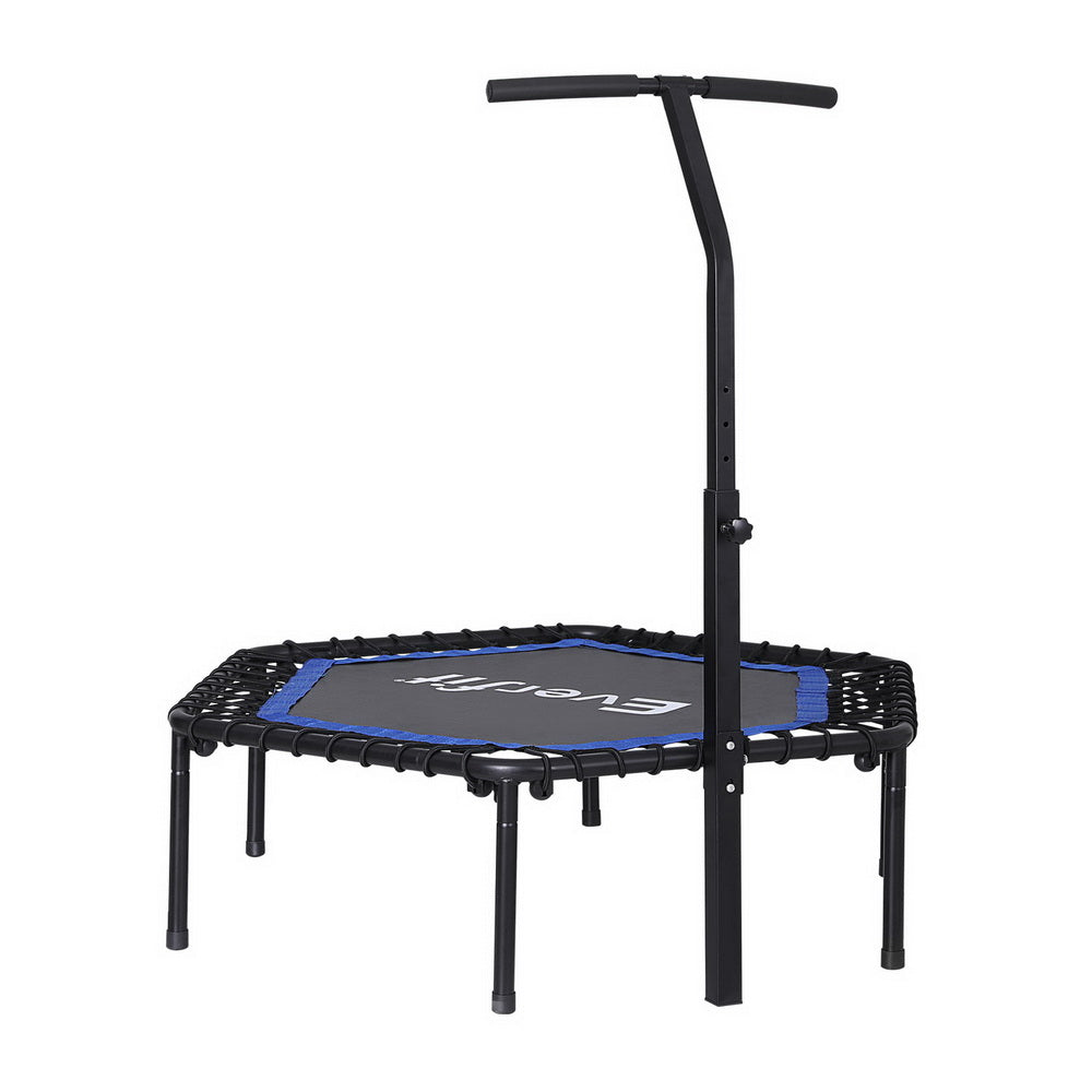Everfit 48" Fitness Trampoline Rebounder Blue/Black