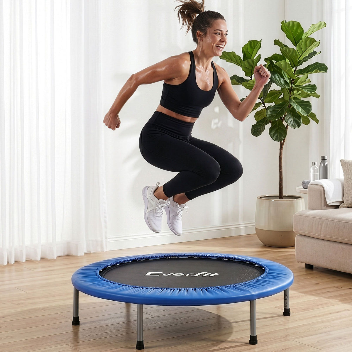 Everfit 40-Inch Fitness Rebounder Trampoline Home Workout