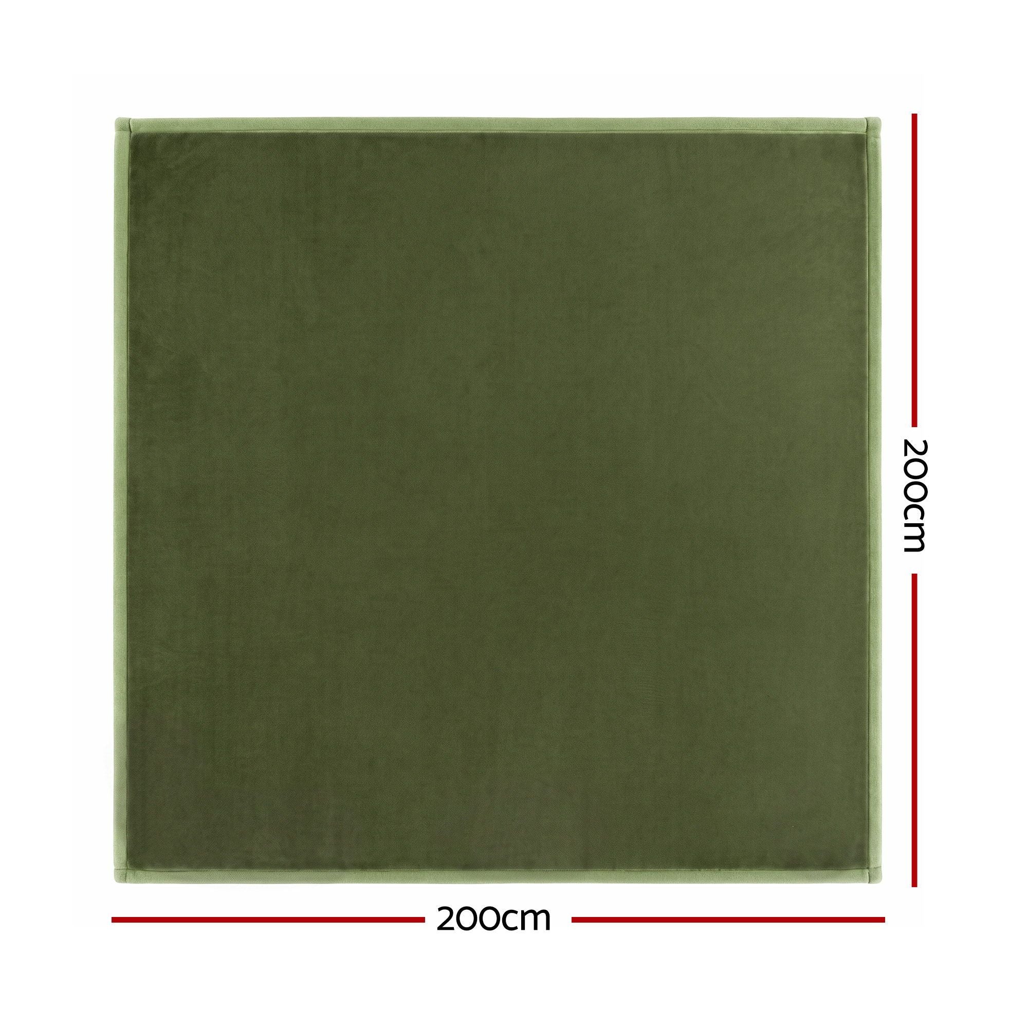 Artiss Tatami Mat Floor Mattress 3cm Thick Futon Mattresses Mellow Mat Rugs Living Room Green
