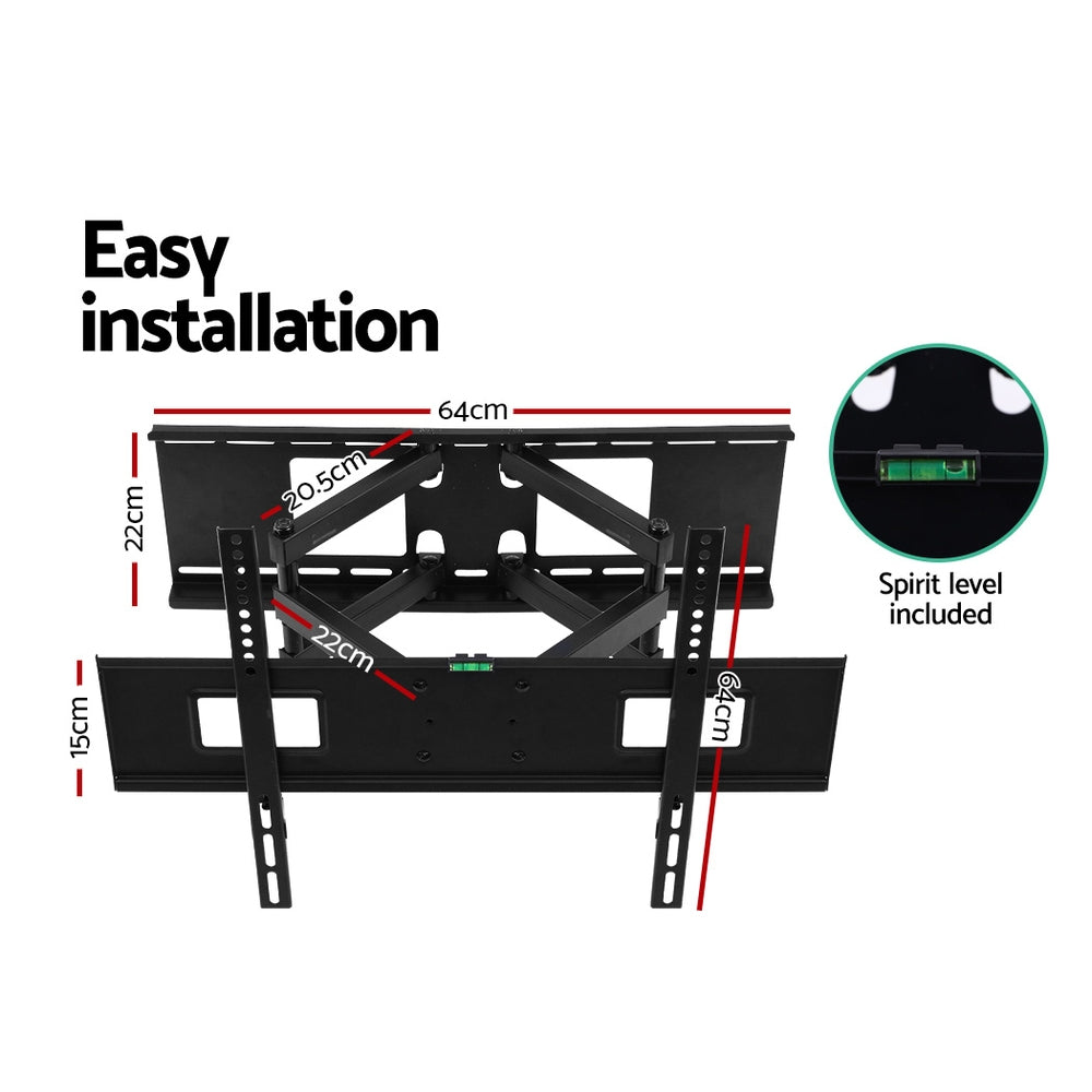 Artiss 32"-70" TV Wall Mount Bracket Full Motion Dual Arms Black