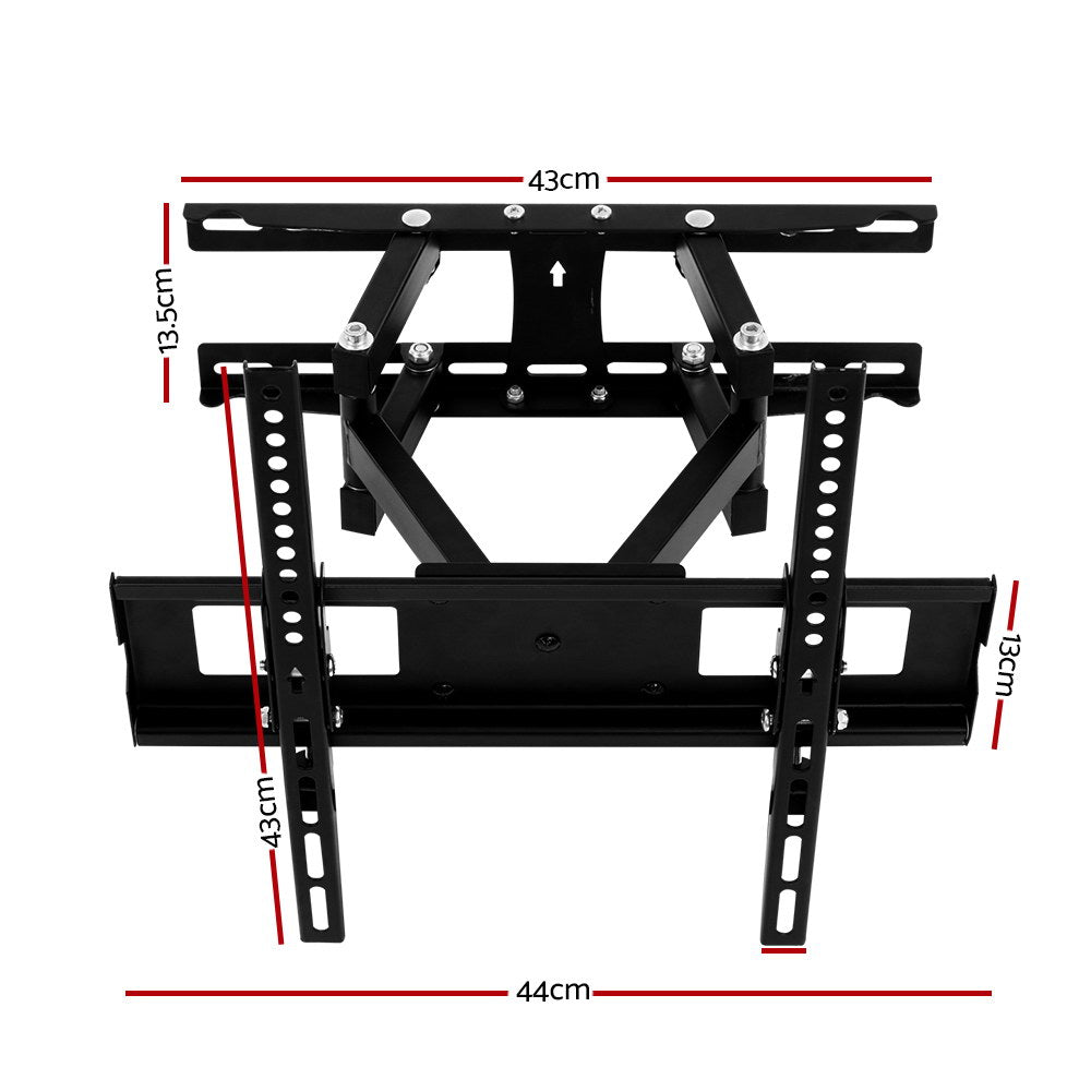 Artiss 23"-55" TV Wall Mount Bracket Full Motion Dual Arms Black