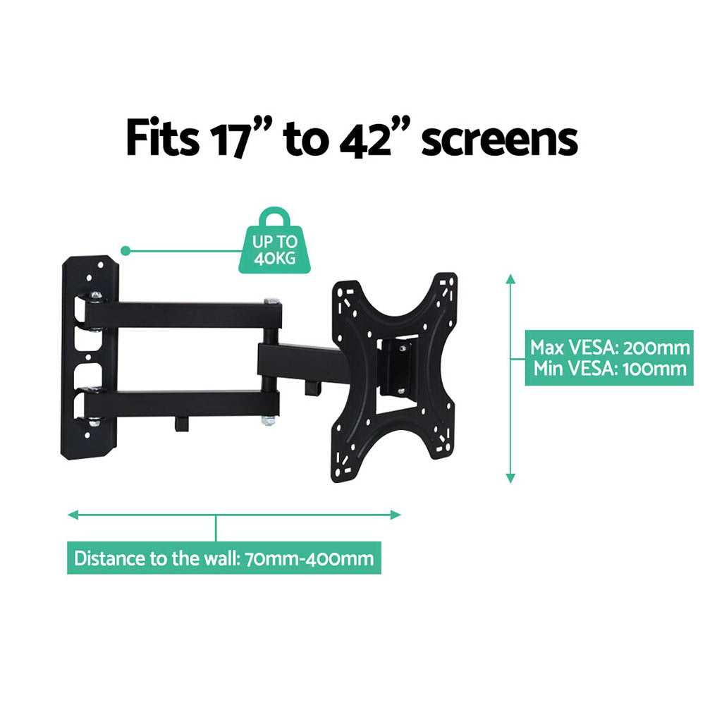 Artiss 17"-42" Full Motion TV Wall Mount Bracket Strong Arms