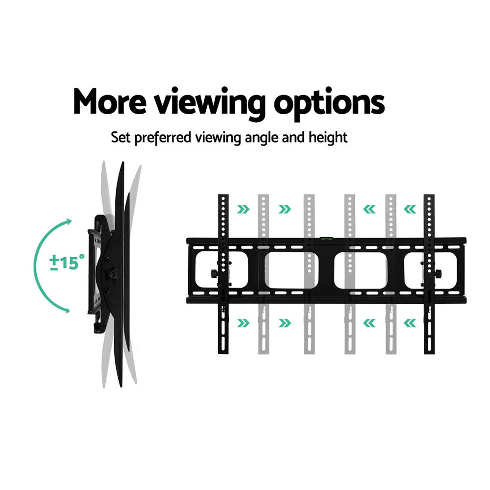 Artiss 42"-90" TV Wall Mount Bracket Tilt Slim Black
