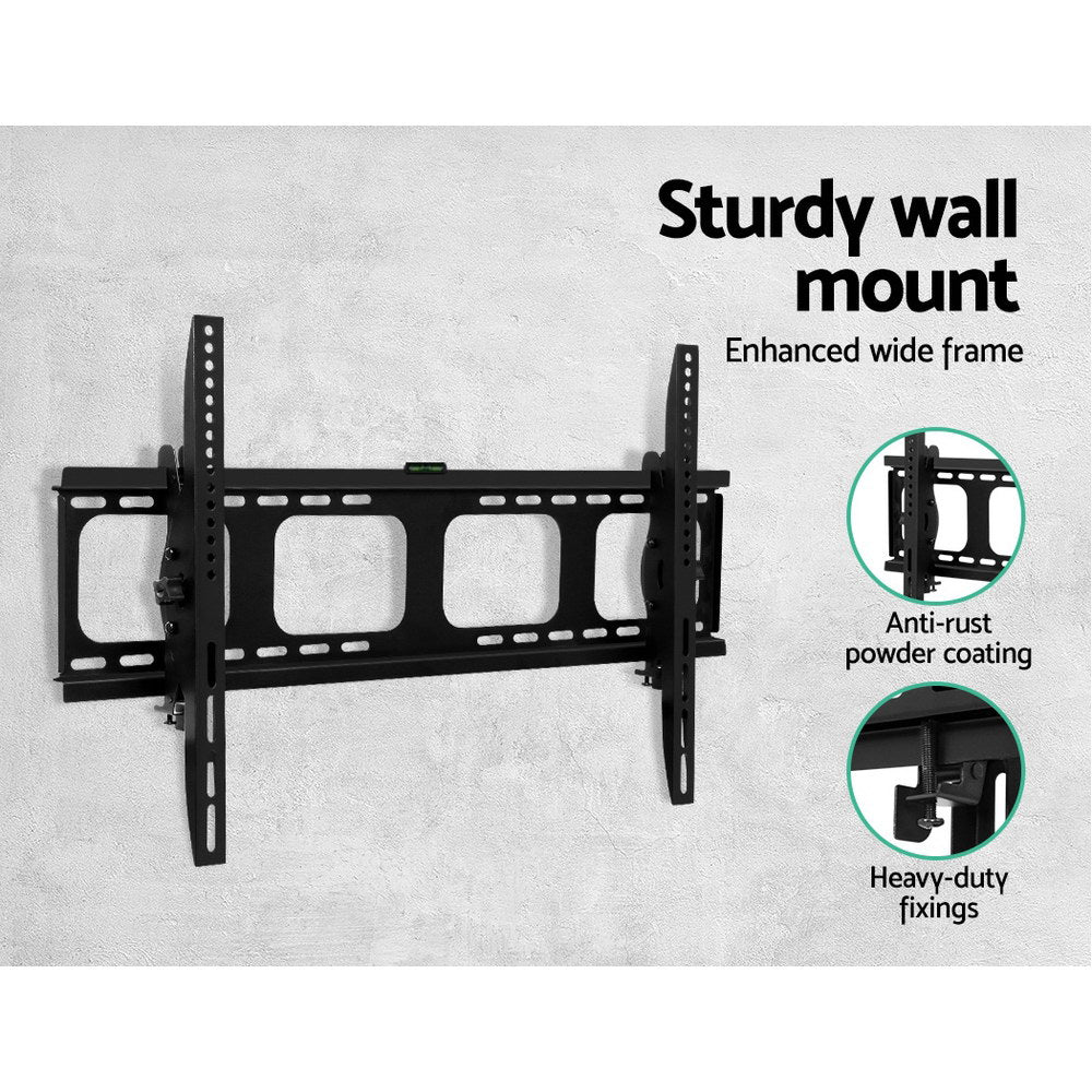 Artiss 42"-90" TV Wall Mount Bracket Tilt Slim Black