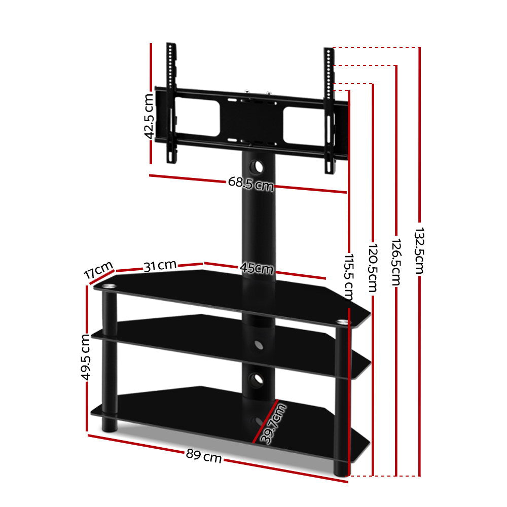 Artiss 32"-60" TV Stand Bracket 3-Tier Black