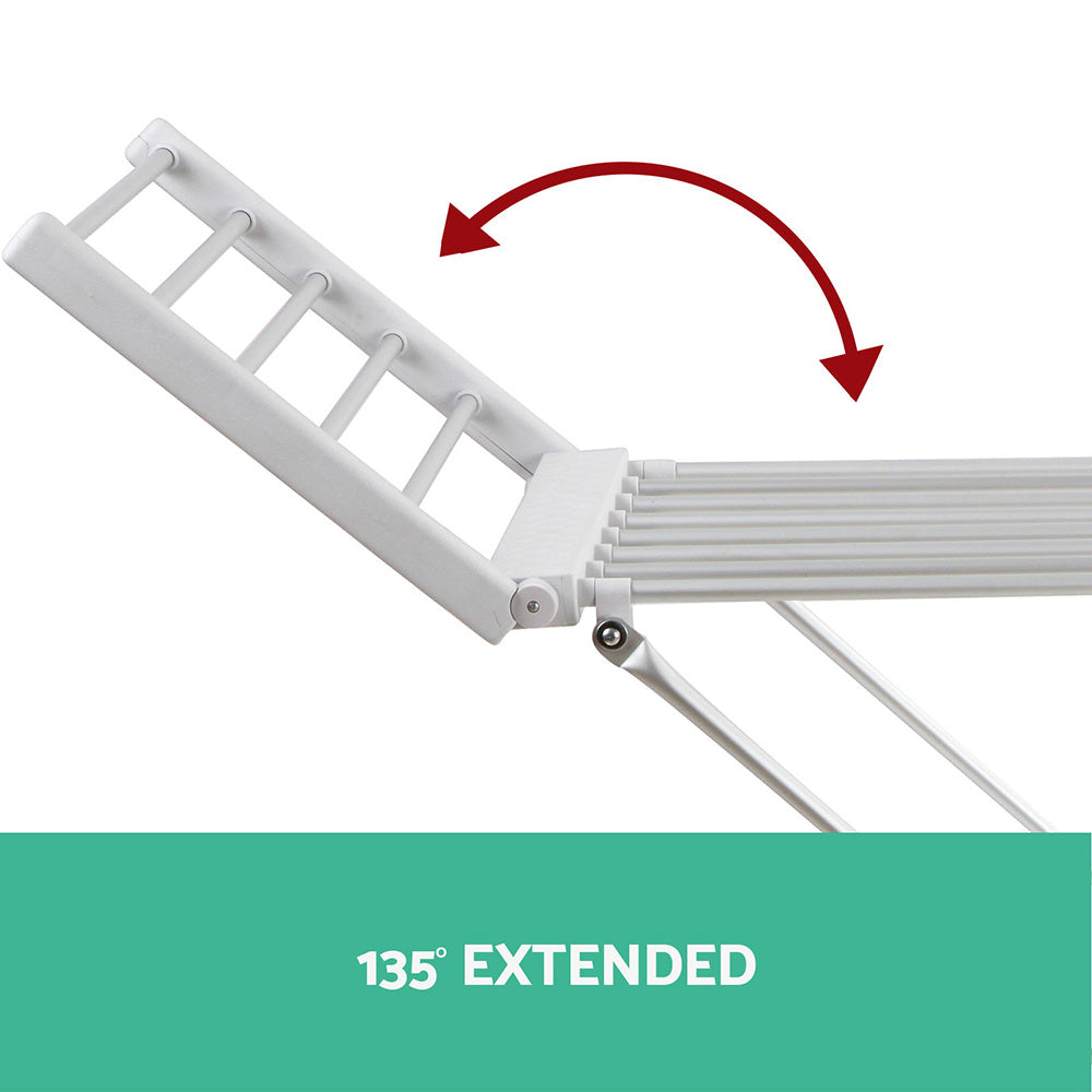 Devanti 18-Bar Electric Heated Towel Rail Freestanding Clothes Dryer