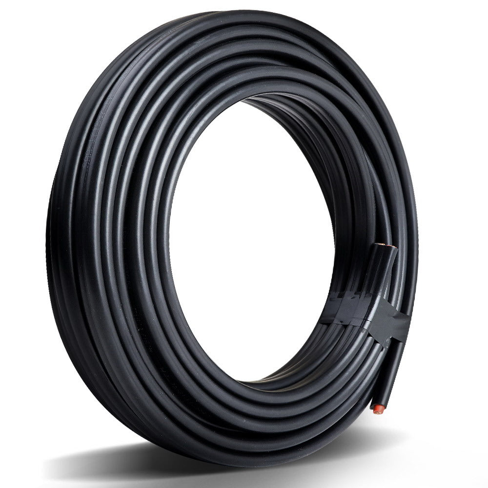 Giantz 10m Twin Core Electrical Cable 6B&S Black Sheath