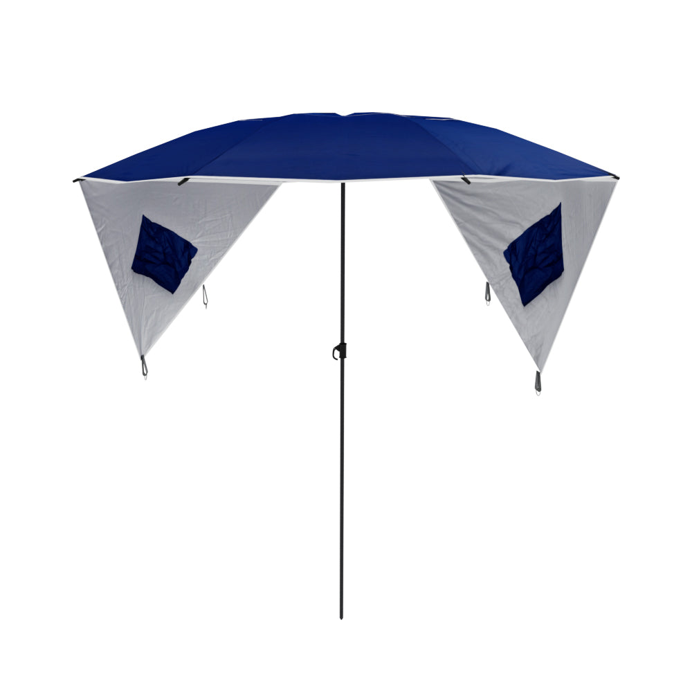 Instahut Beach Umbrella 210cm Blue UV Protection Outdoor Canopy