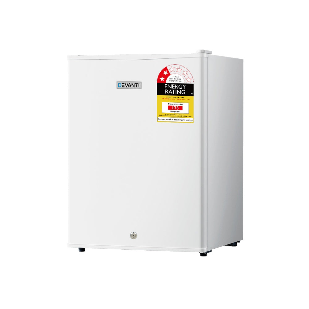 Devanti 42L Upright Freezer Fridge Portable White