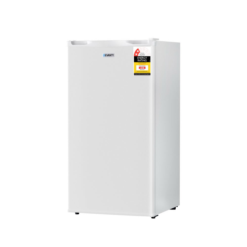 Devanti 81L Compact Upright Freezer Fridge White
