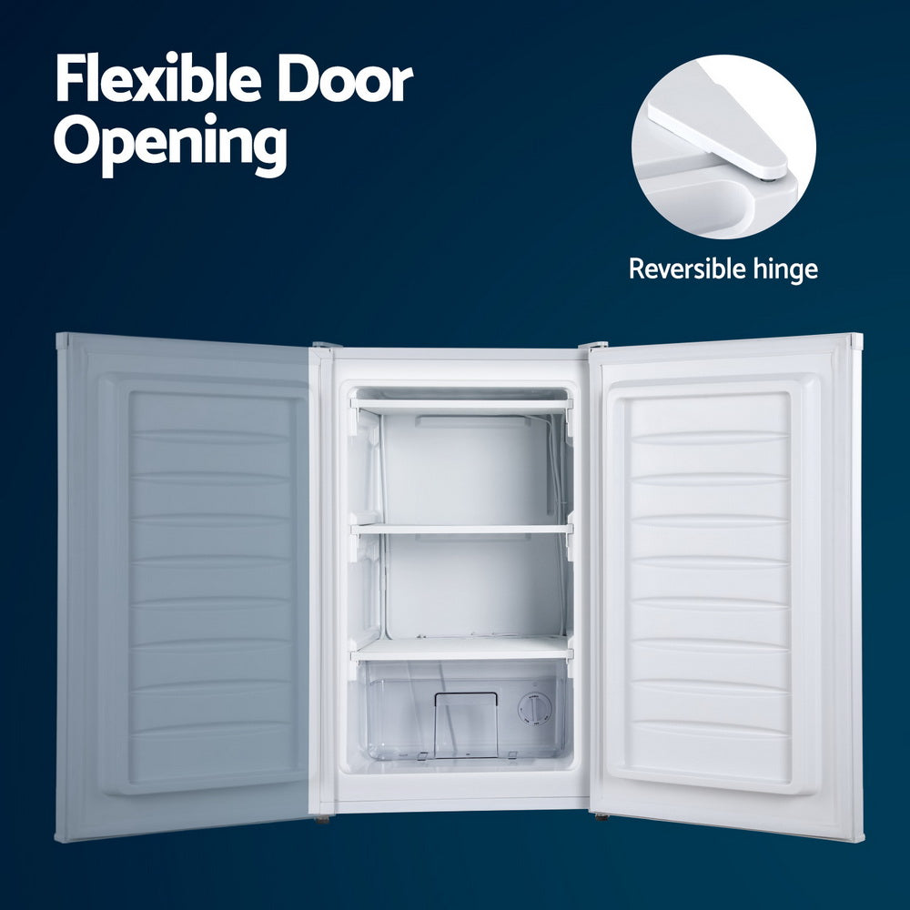 Devanti 81L Upright Freezer White