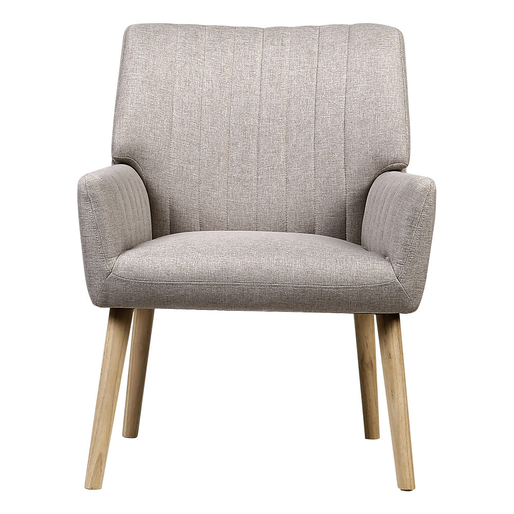 Sebastini Armchair Fabric Beige