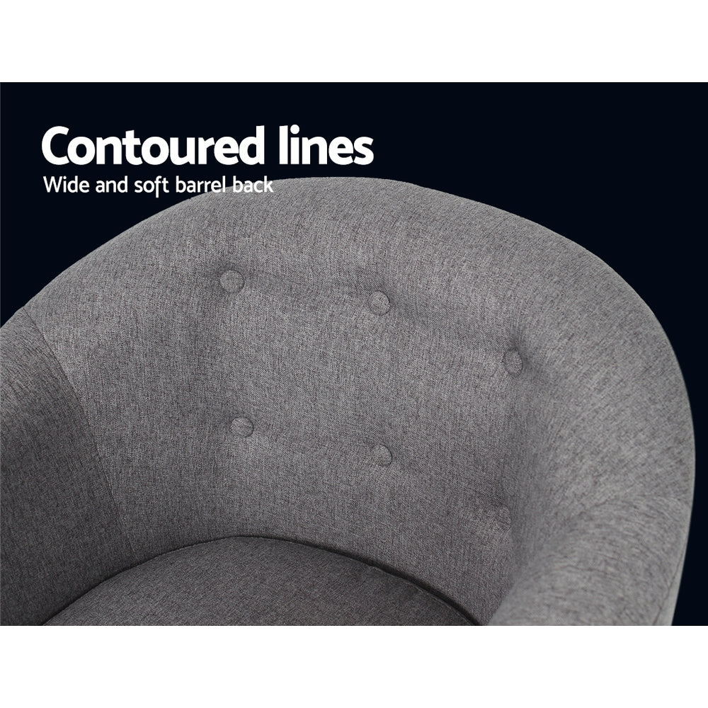 Adora Armchair Tub Chair Grey