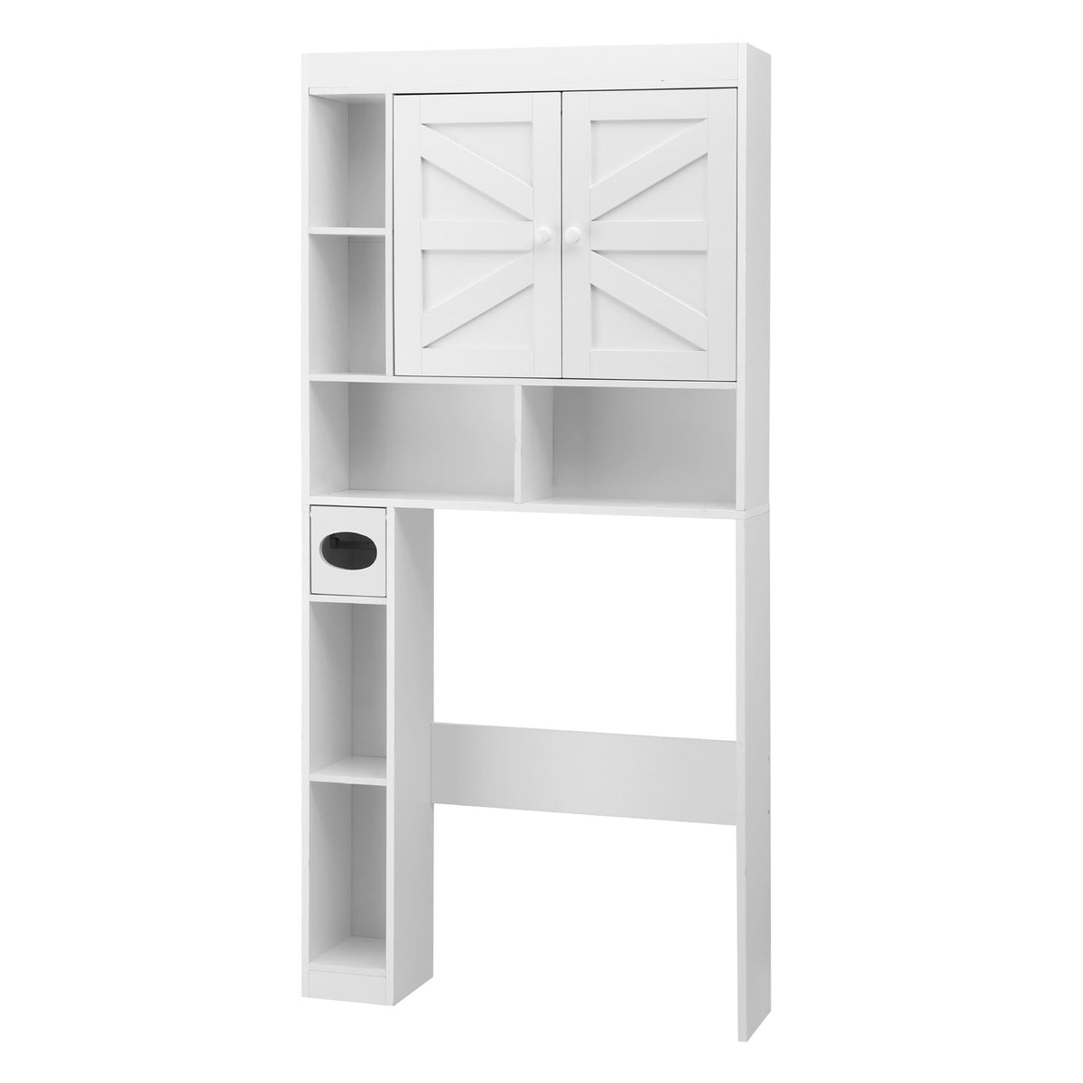 Artiss Bathroom Over Toilet Storage Cabinet with Barn Door