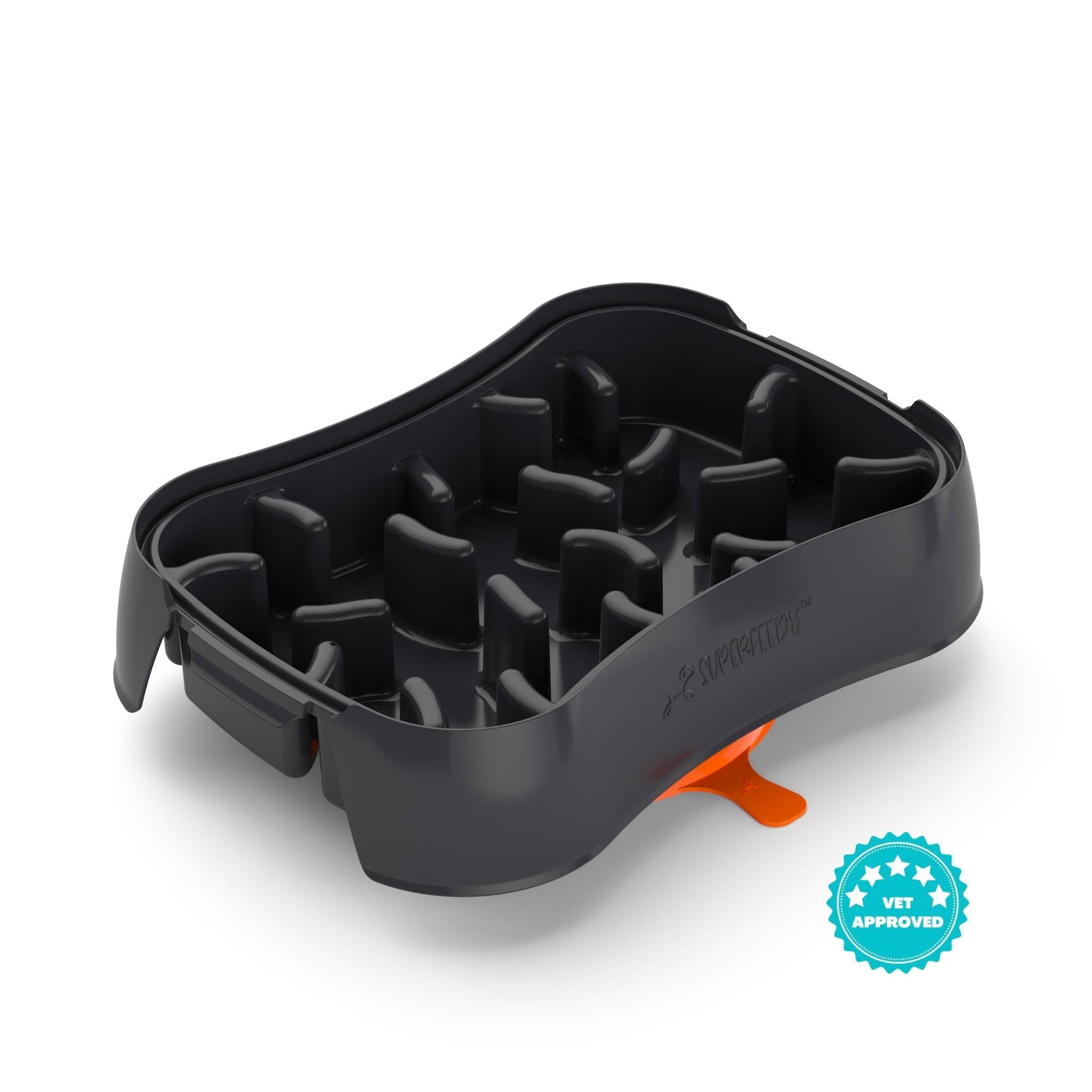 Marley Slowappy Slow Feeder Bowl - Dark Grey