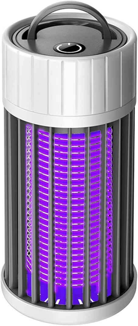 Outdoor Mosquito Trap - Rechargeable with UV Light 365 nm - Silent and Portable - Can Also Be Used as a Night Light