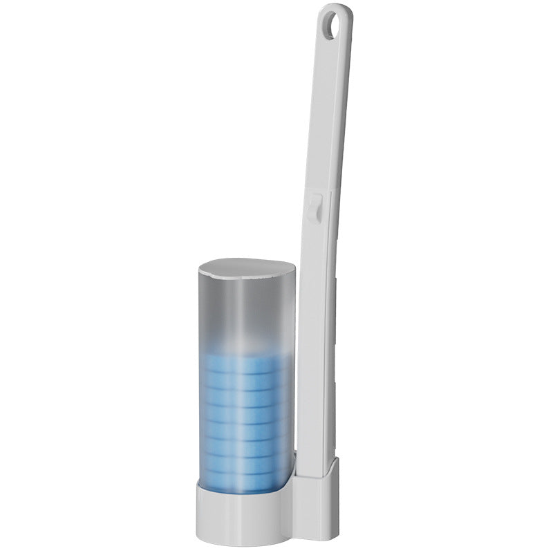Toilet brush - Replacement brush heads - Replaceable toilet brush set - Highly effective cleaning - Suitable for bathrooms and toilets -40*10cm- Hygienic and convenient Ocean Blue