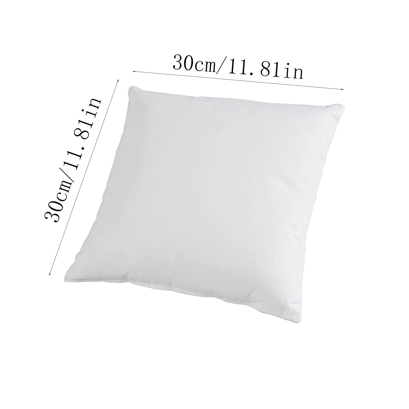Pillow Insert, Hypoallergenic Square Form Sham Stuffer, Standard White Non-woven Cloth, Sofa Decorative, Euro Throw Pillow Inserts, for Sofa Bed Couch, Headboard Cushion Core