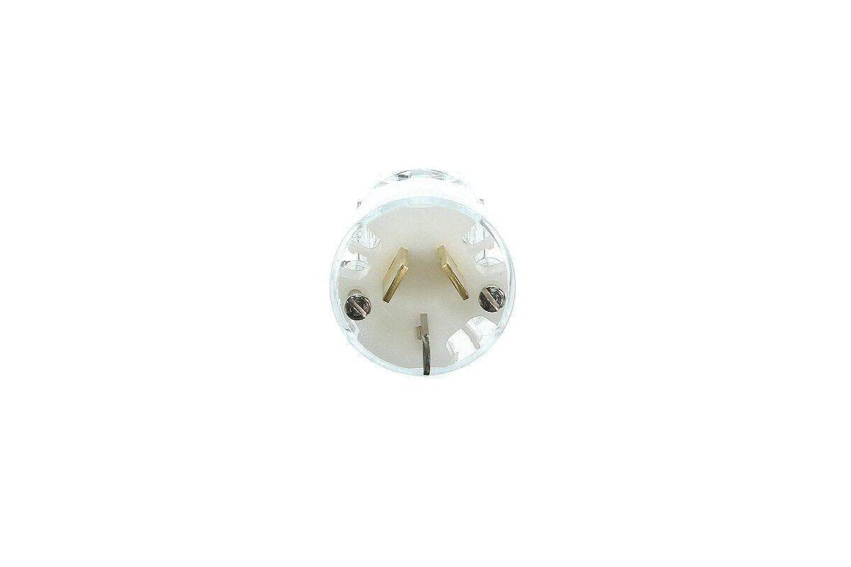 Schneider Electric 20A 250V 3 Pin Plug Top, Transparent