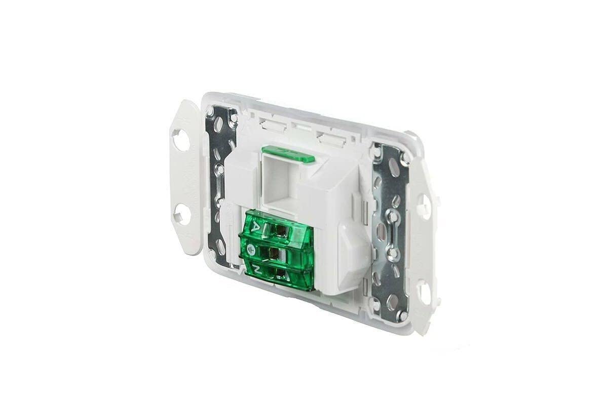 Schneider Electric Clipsal 10A 250V Horizontal Mount Double Switch Power Point with Extra Switch