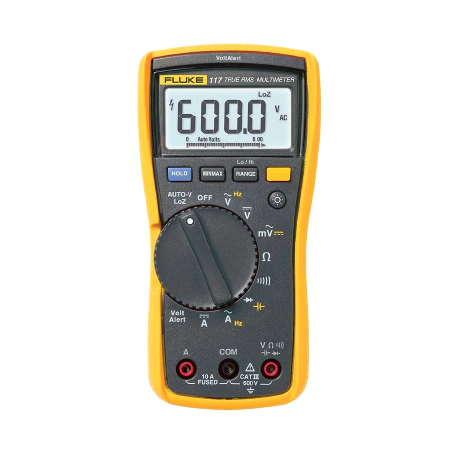 Fluke 117F True RMS Electrician's Multimeter with Non-Contact Voltage Detection