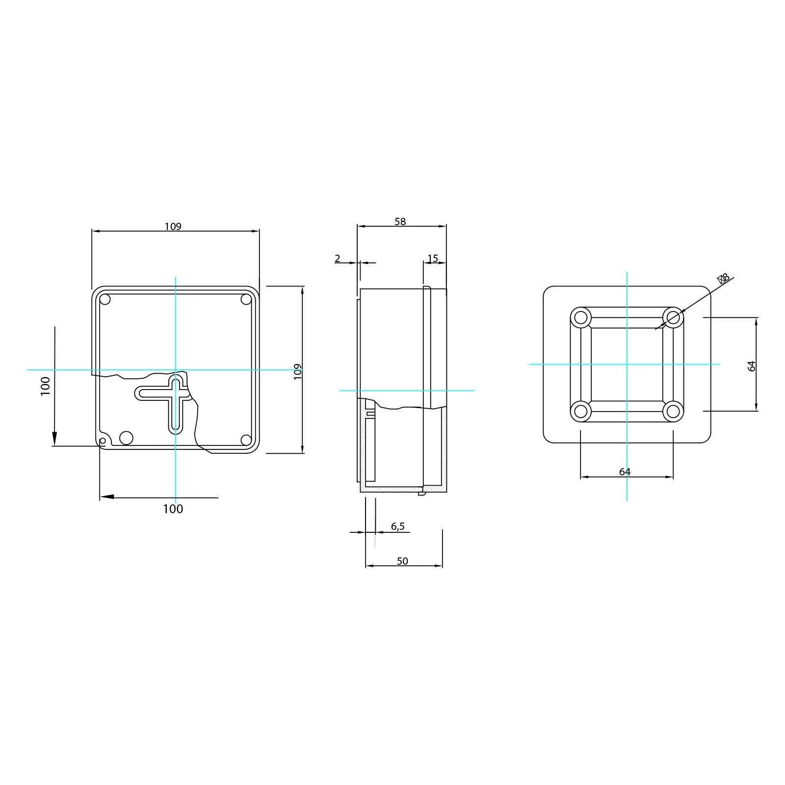 Gewiss Plastic Enclosure GW44204