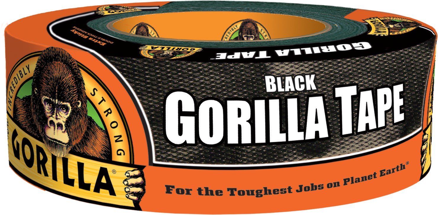 The Gorilla Glue Company 6035060 35 Yard Black Gorilla Tape6