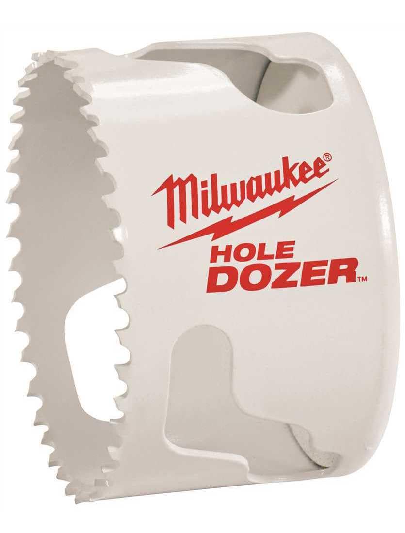 Milwaukee 49-56-0163 Hole Dozer Hole Saw, 2-3/4 in Dia, 1-5/8 in D Cutting, 5/8-18 Arbor, 3 TPI