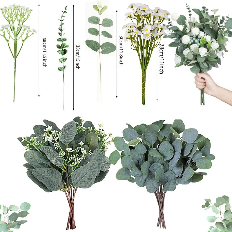 Artificial-flower-Small-4-pointed-leaf-38cm-per-piece