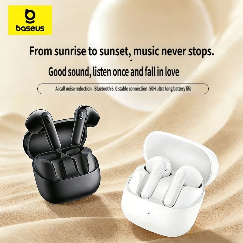 Baseus BS1 Bluetooth headset-White