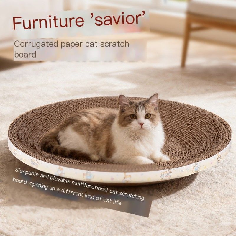 CatRoundPaw-ShapedLitterBox-Diameter:50cm ThinStyle