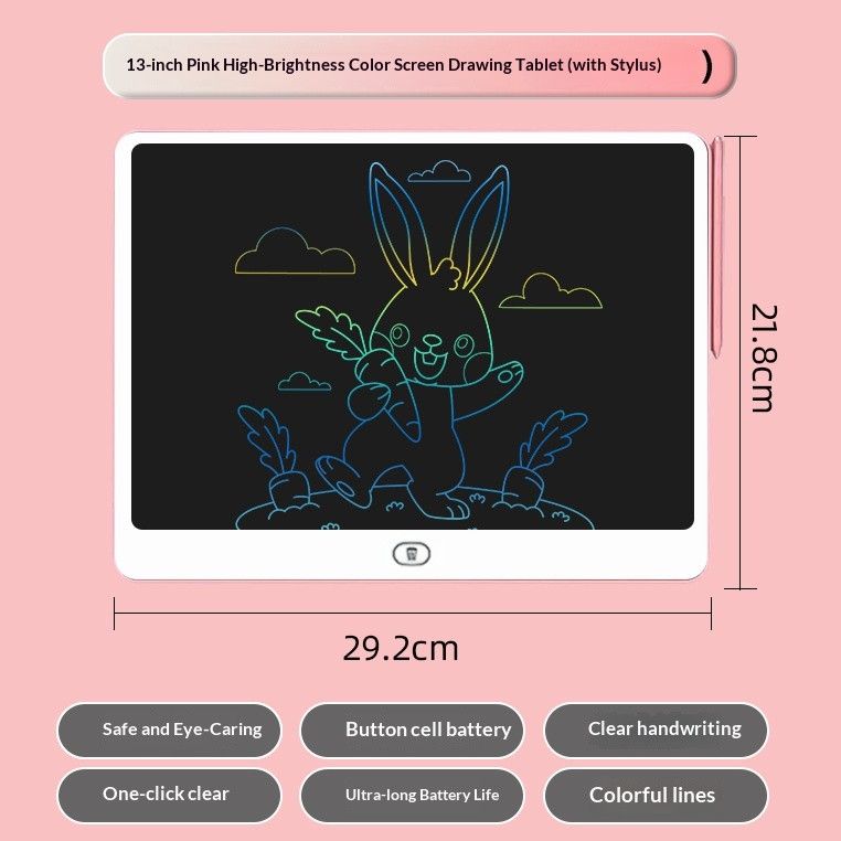 13-inchPinkColorScreenHorizontalTablet