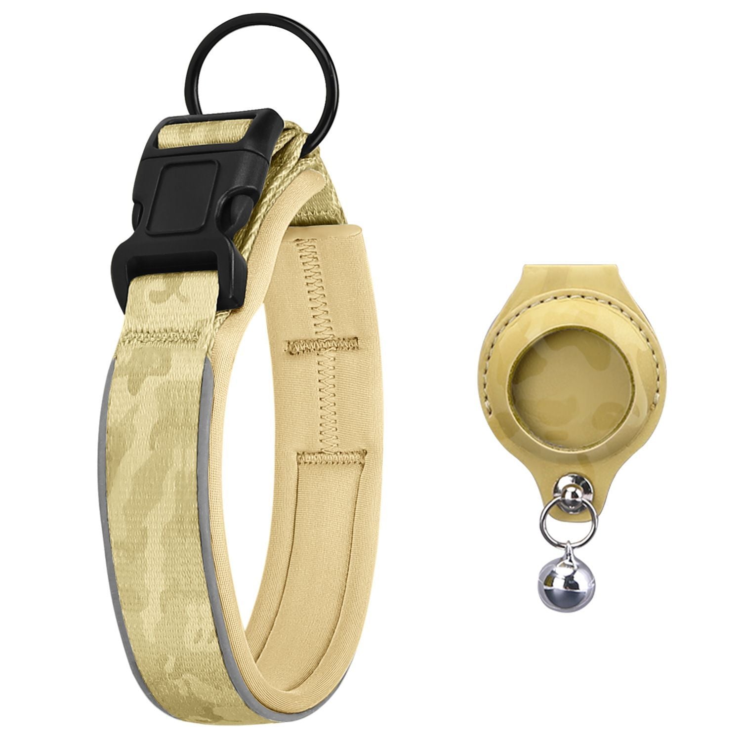 Pet positioning collar-Heart Green 1Pair1-XL-without locator