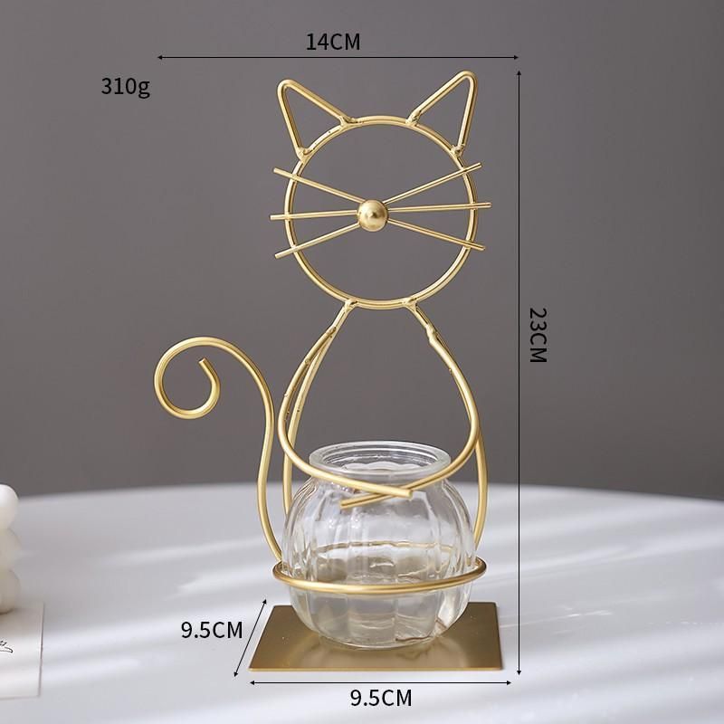 2 Pack Cat Iron Flower Ware-11