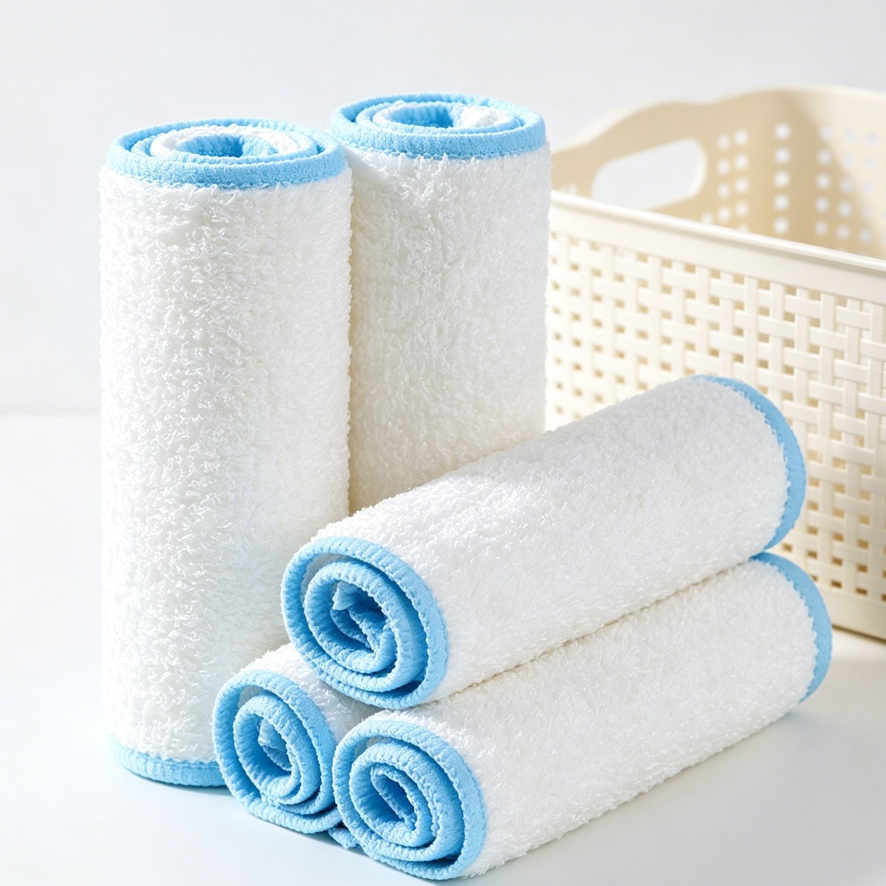10 pk Bamboo Fiber Dish Cloth 16*18