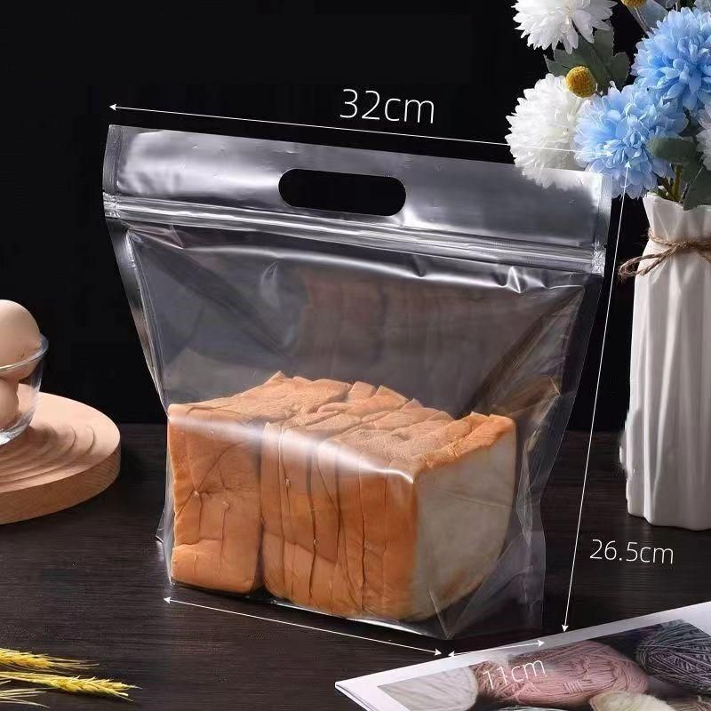 100 Pack Clear Bread Bags Holds 450g