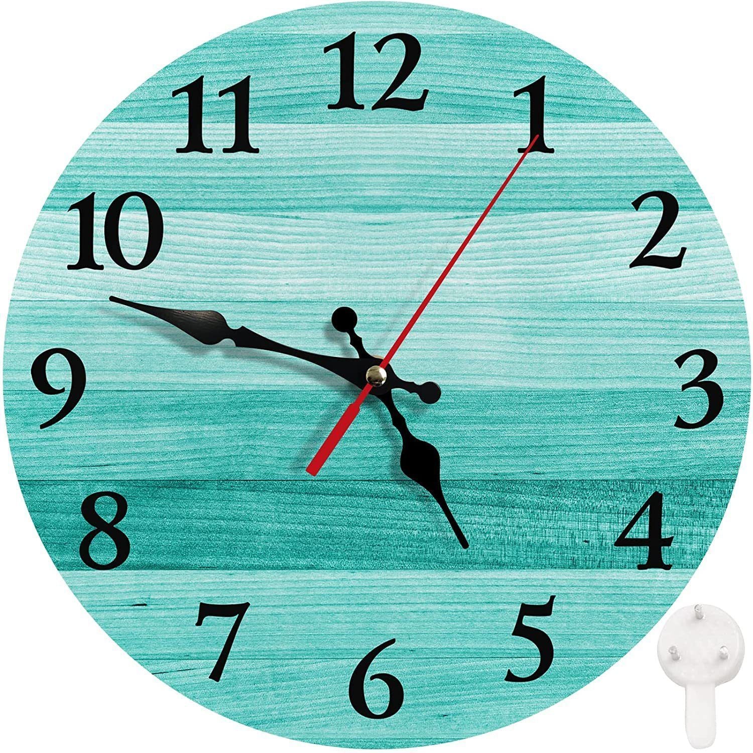 Wooden Wall Clock No.5, 10 Inch