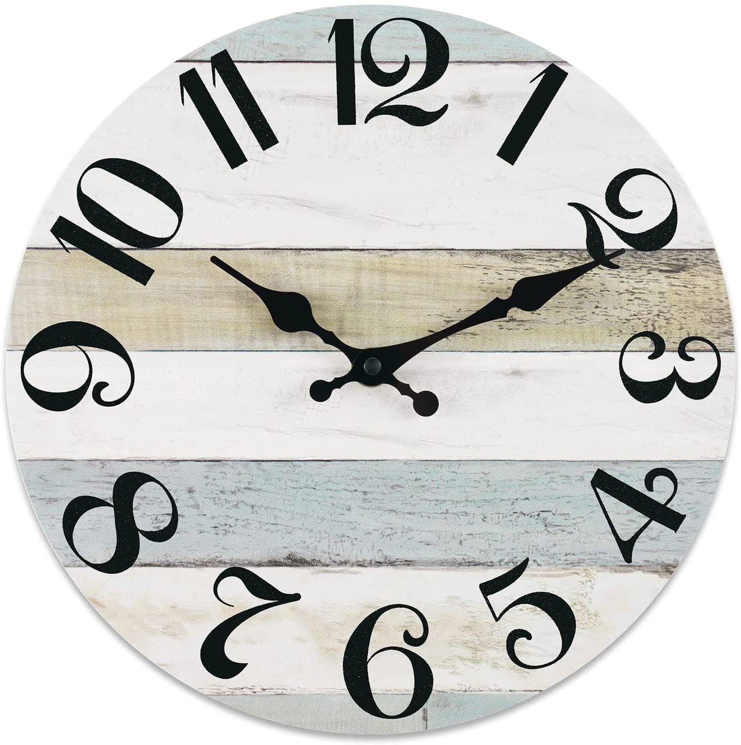 Wooden Wall Clock No.17, 10 Inch