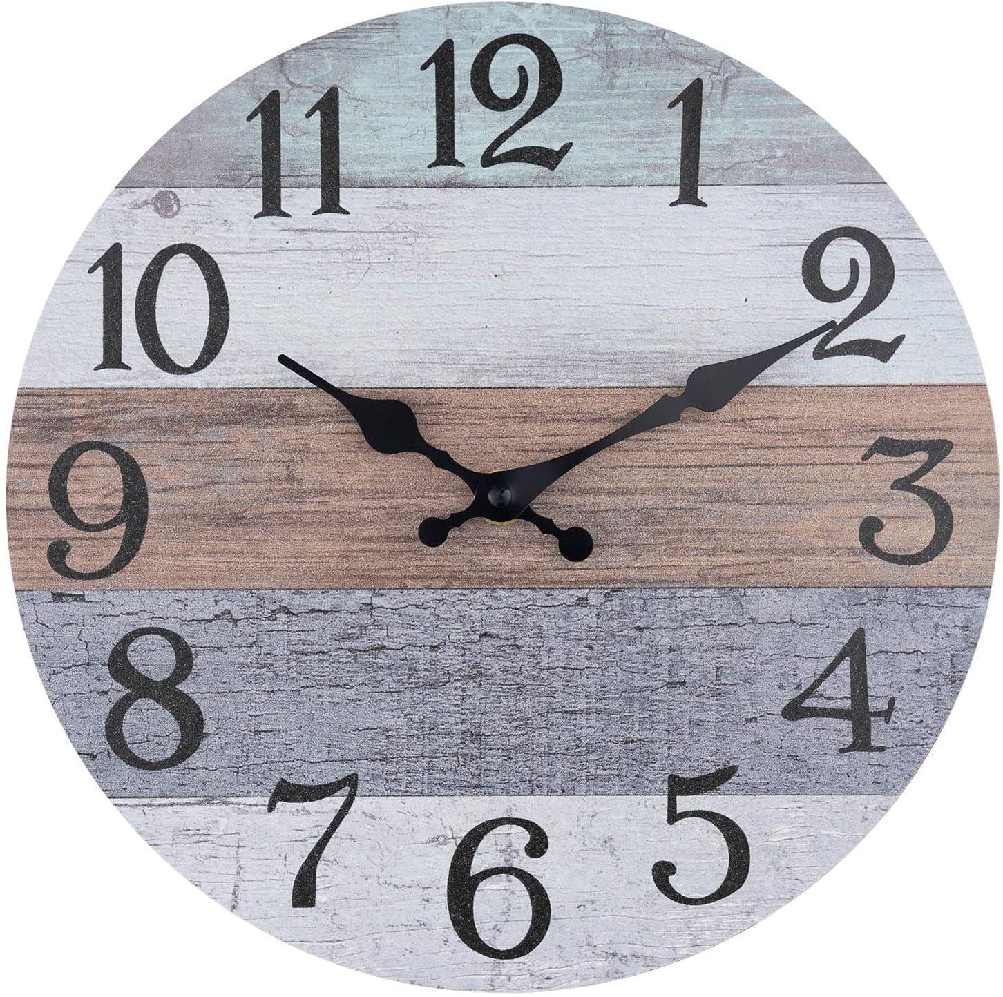 Wooden Wall Clock No.21, 10 Inch