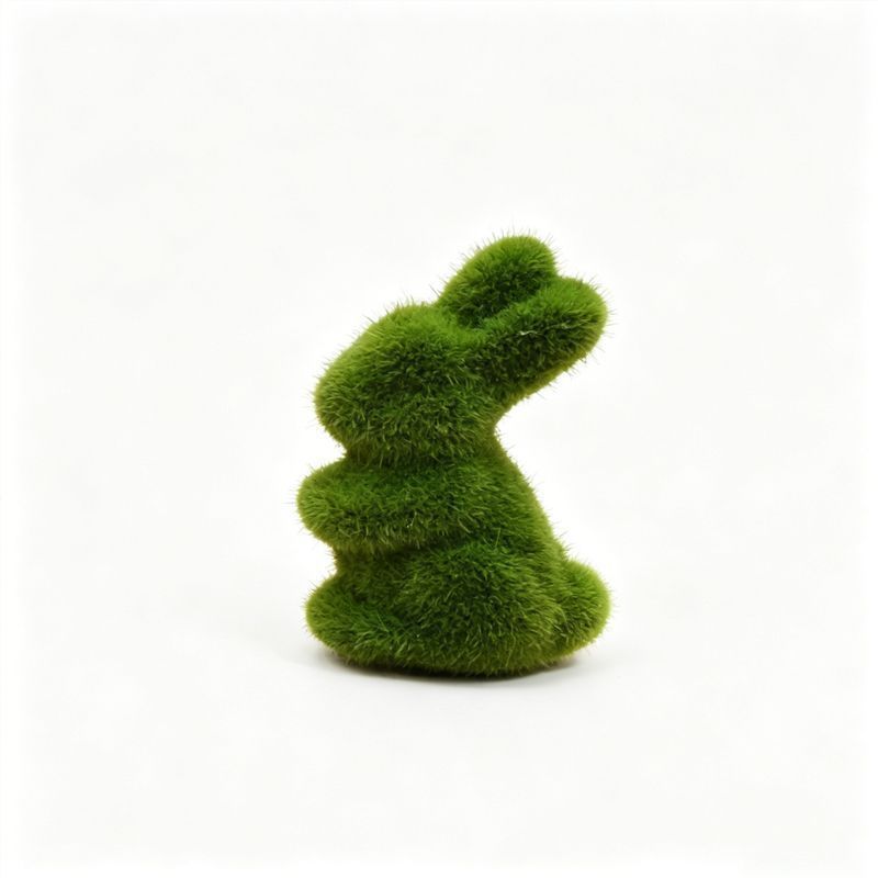 Moss Bunny Decor 8cm High