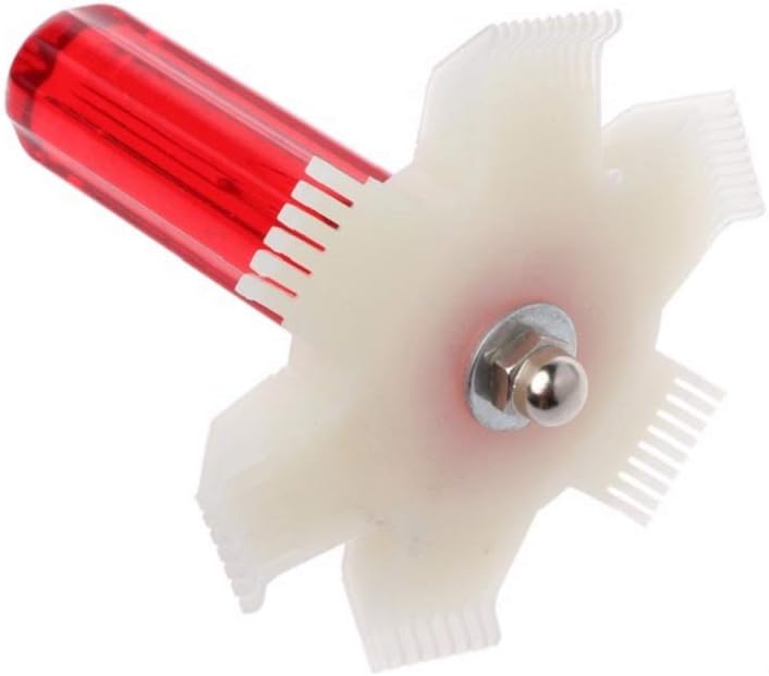 6-in-1 Air Conditioner Fin Comb, Radiator Straightener Cleaner, Condenser fin Cleaning Brush A/C Repair Tool