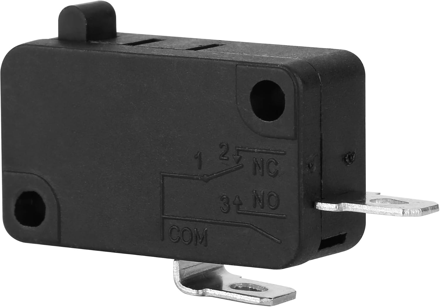 KW7-0 Micro Switch, Replacement for Air Fryer XL, Power XL, Vortex, Microswitches for Microwave Oven & Induction Cooker - Normally Open, 16A 125V/250V, 2Pins 1NO 1NC