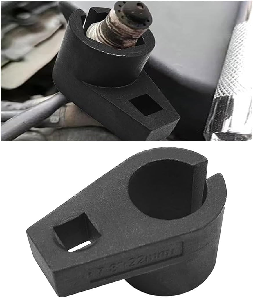 Car Offset Oxygen Sensor Socket, 3/8-Inch Drive, 7/8-Inch 22mm , Side Wire Gate Accesses Sensor for Protect Wire from Damage, Universal Car Accessories for Most Cars 3/8