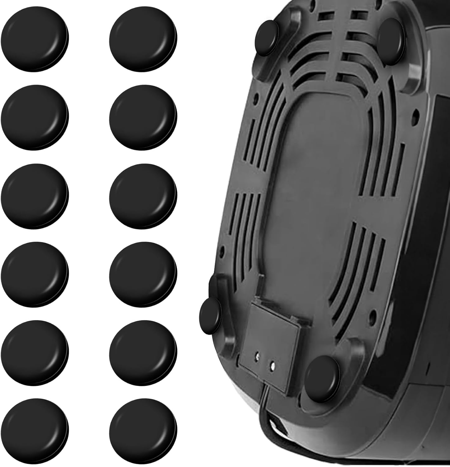 Appliance Sliders, 12PCS Kitchen Small Appliance Slider Self Adhesive Appliance Pads Countertop Accessories Kitchen Finds Gadgets for Air Fryer Mixer Coffee Maker